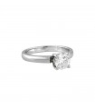 Bague solitaire or et diamant - Certificat GIA 1,02 ct D VS2