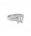 Diamonds and gold ring - GIA certificate 2,02 cts G VS2