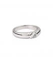 Bague solitaire or et diamant - Diamant 0,5 ct