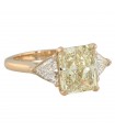Diamonds and gomd ring