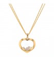 Chopard Happy Curves diamonds and gold necklace