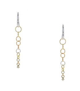 Pomellato Lucciole diamonds and gold earrings