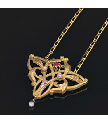 Collier art nouveau