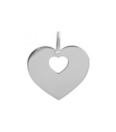 Poiray Coeur Secret silver pendant