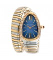 Bulgari Serpenti diamonds and gold watch