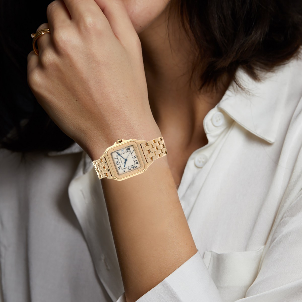 Montre cartier hotsell femme diamant