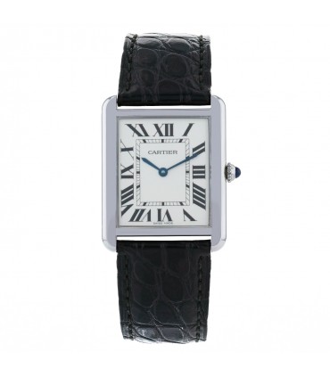 Cartier Tank Solo stainless steel watch