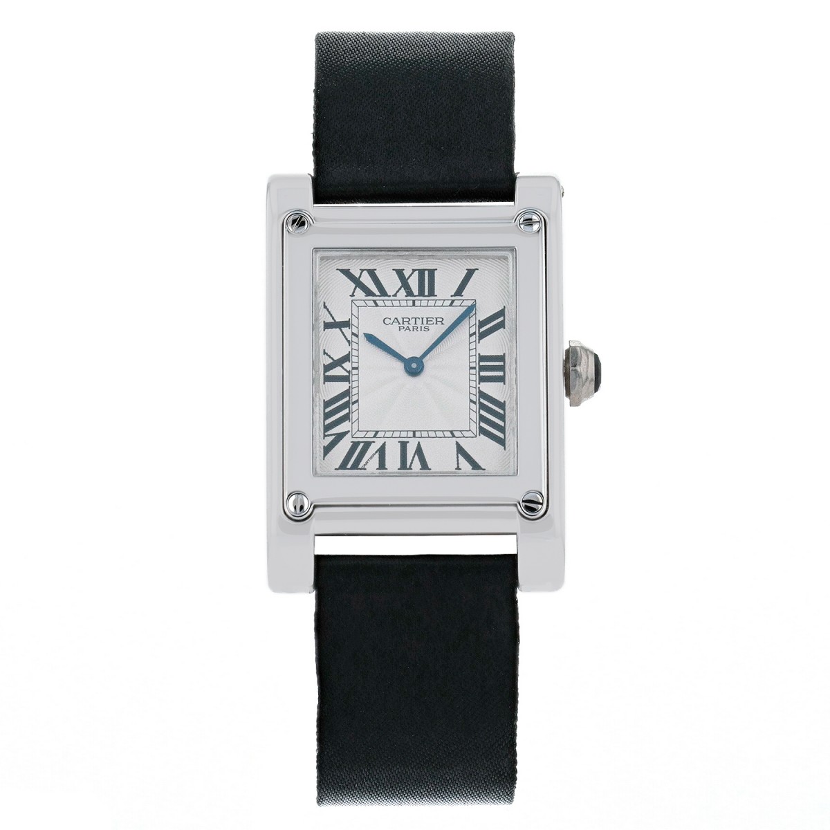 platinum cartier tank watch