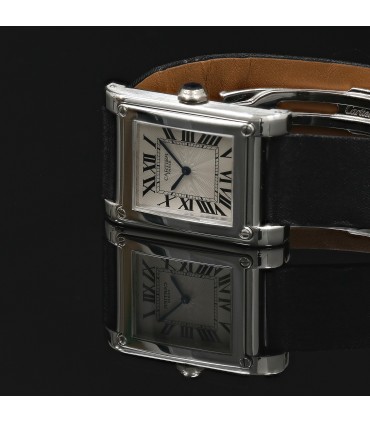 Cartier Tank à Vis Collection Privée platinum watch
