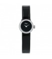 Dior La Mini D stainless steel and diamonds watch