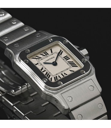 Cartier Santos Galbée stainless watch