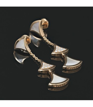 Bulgari Divas’ Dream diamonds and gold earrings