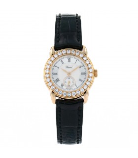 Chopard diamonds and gold watch