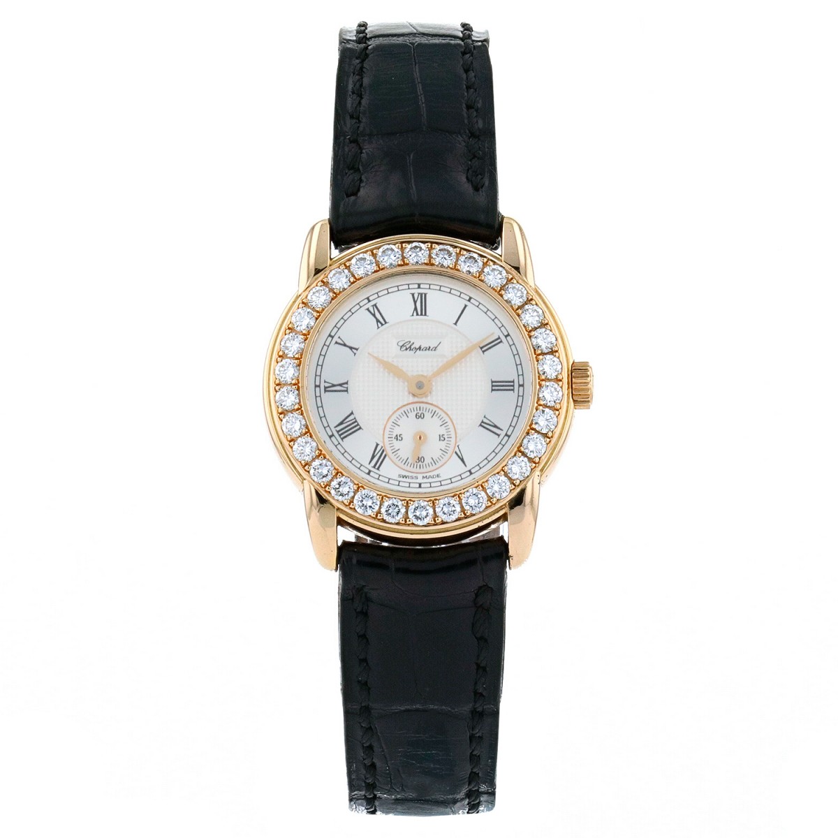 Chopard diamonds and gold watch