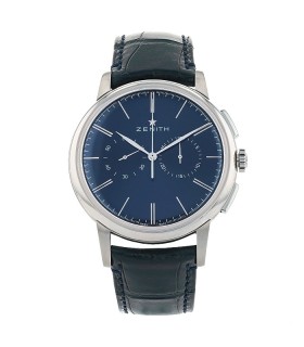 Zenith Elite stainless steel watch