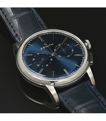 Zenith Elite stainless steel watch