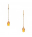 Pomellato Veleno citrine and gold earrings