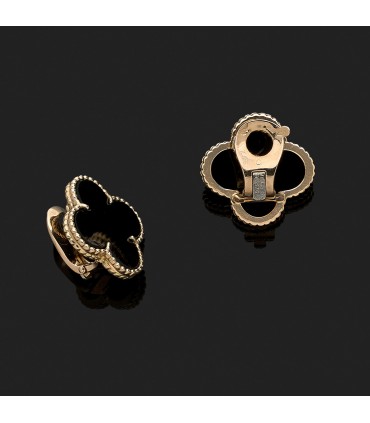 Boucles d’oreilles Van Cleef & Arpels Vintage Alhambra