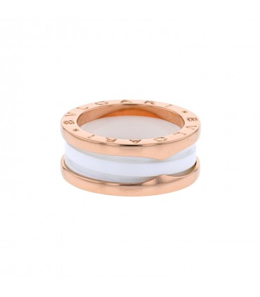 Bulgari Bzero 1 ceramic and gold ring