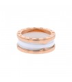 Bulgari Bzero 1 ceramic and gold ring