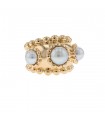 Chanel Baroque cultured pearl and gold ring