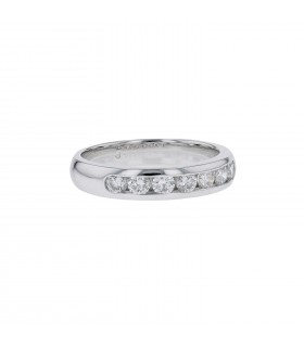 Bague platine et diamants