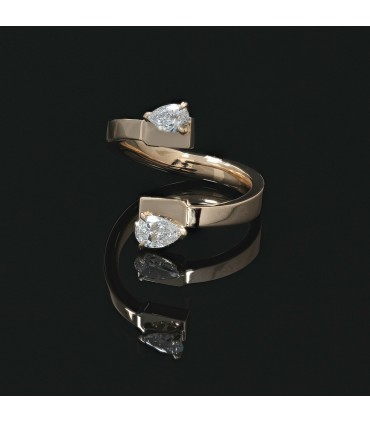 Repossi diamonds and gold ring