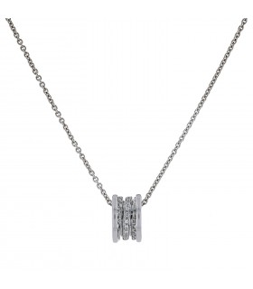 Bulgari Bzero 1 diamonds and gold necklace