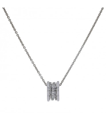 Bulgari Bzero 1 diamonds and gold necklace