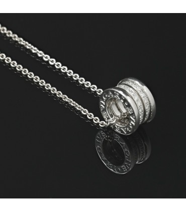 Bulgari Bzero 1 diamonds and gold necklace