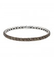 Bracelet or et diamants cognacs
