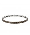 Bracelet or et diamants cognacs