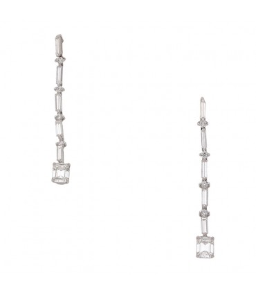 Boucles d’oreilles or et diamants