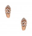 Bulgari Serpenti diamonds and gold earrings