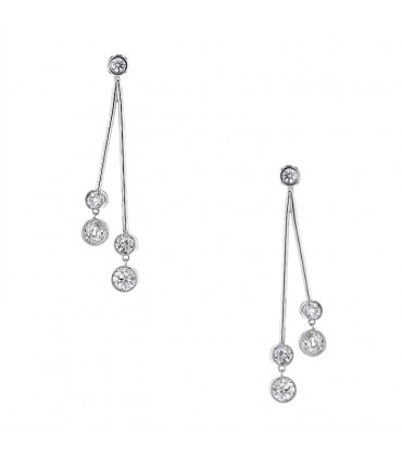 Boucles d’oreilles or et diamants