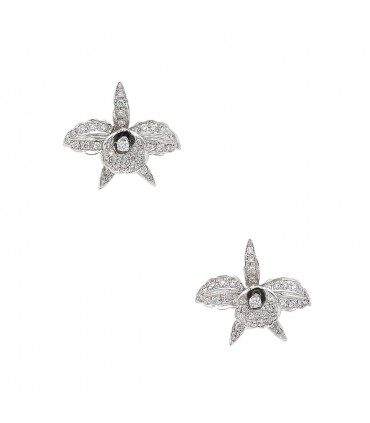 Diamonds and gold earrings