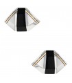 Cartier onyx, gold and silver earrings