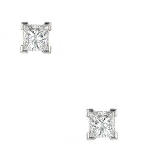 Boucles d’oreilles or et diamants - Certificat GIA 1,48 ct H VVS2 / 1,50 ct I VS1