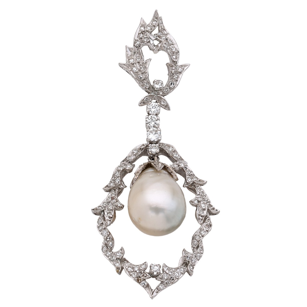 Pendentif en Or, Perle de Culture Akoya et Diamant, Pendentif Femme, 1007899