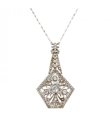 Collier or et diamant