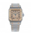 Cartier Santos Galbée stainless steel and gold watch