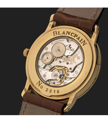 Blancpain Villeret gold watch