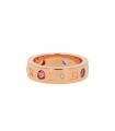 Bulgari Bulgari Bulgari diamond, pink sapphires and gold ring