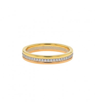 Cartier Trinity diamonds and gold ring