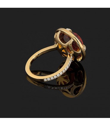 Chaumet Attrape-Moi Si Tu M’aimes diamonds, citrine and gold ring