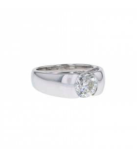 Bague solitaire - Diamants 1,95 ct