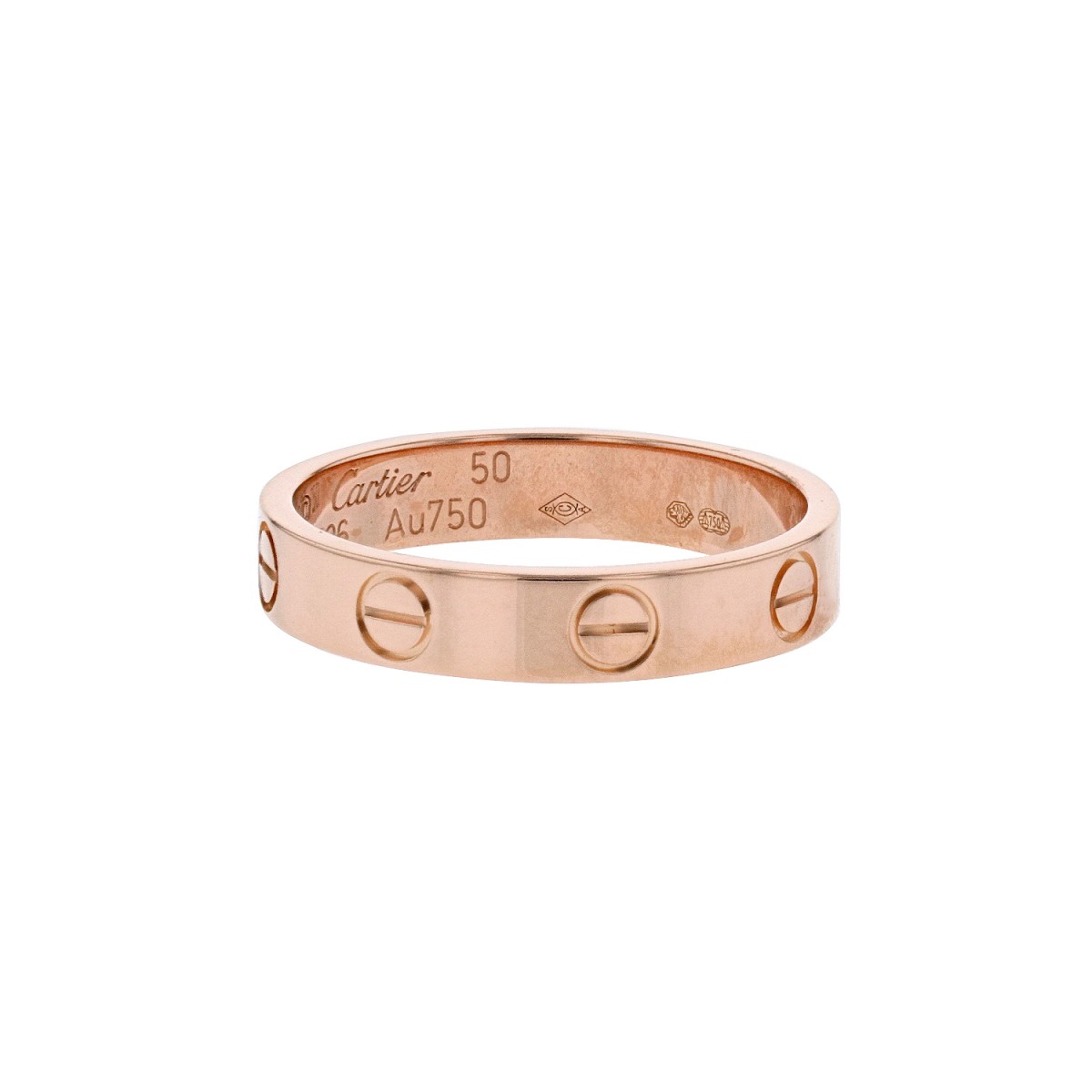 cartier love ring au750