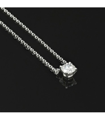 Collier or et diamant - Certificat GIA 1,00 ct F VS2