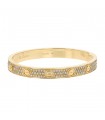 Cartier Love Pavé diamonds and gold bracelet Size 17