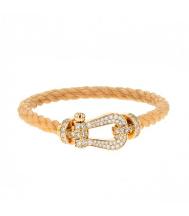 Fred Force 10 diamonds and gold bracelet